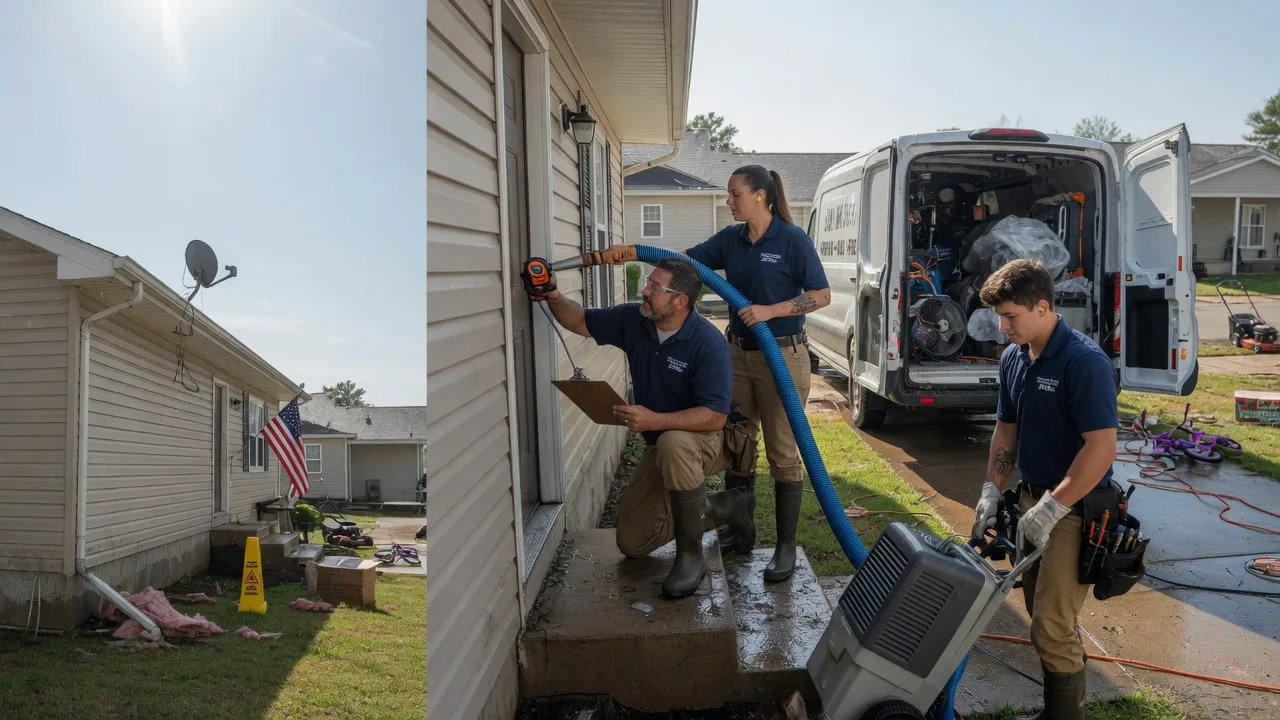 Ceiling Water Damage Restoration in Odenton, MD near me